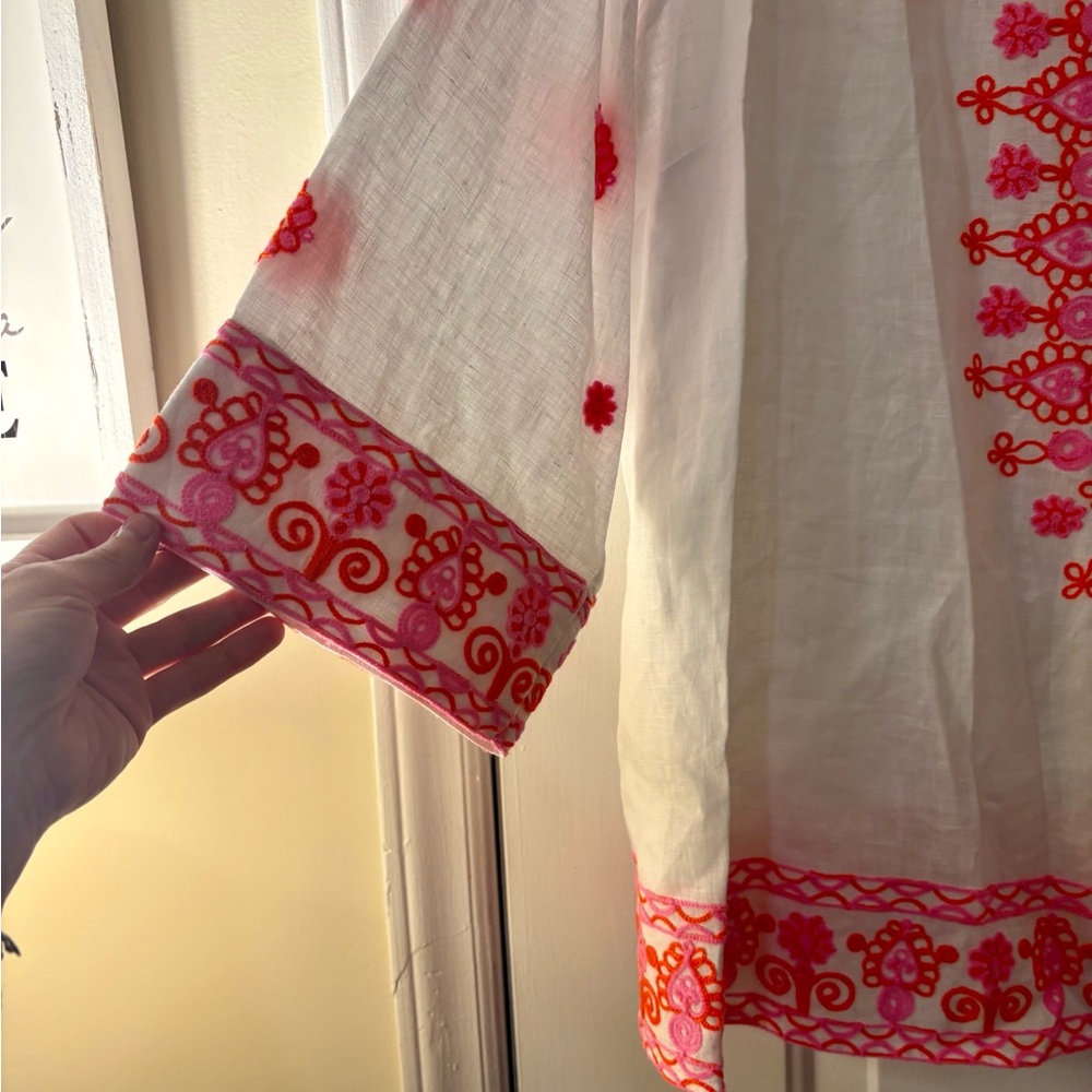 NWT John Mark “Island Dreaming” Embroidered Tunic - Picture 3 of 9